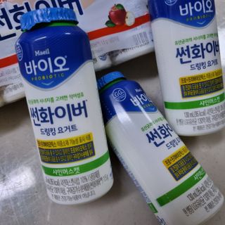 LIVE 매일바이오 썬화이버 드링킹 요거트 — 5점을 준 리뷰어가 2022년 8월 올린 사용 사진