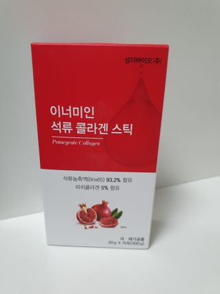 이너미인 석류 콜라겐 스틱 — 5점을 준 리뷰어가 2021년 1월 올린 사용 사진