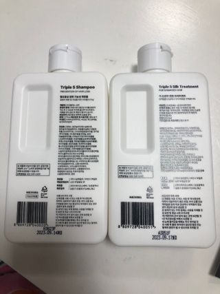 트리플에스 탈모 샴푸 275ml + 실크 트리트먼트 275ml — 5점을 준 리뷰어가 2021년 3월 올린 사용 사진