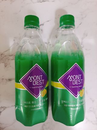 몽베스트 Montbest with Sparkling water Lemon OR Lime 20병(랜덤) — 5점을 준 리뷰어가 2021년 10월 올린 사용 사진