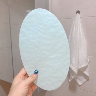 나무드 [변기발바닥] ABPM 변기 에어로졸 클리너 변기전용 항균패드 화장실 냄새제거 — 4.5점을 준 리뷰어가 2021년 10월 올린 사용 사진