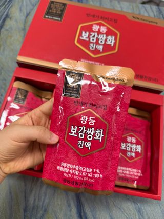 광동생활건강 [광동]진하고 깊은 풍미, 광동 보감쌍화진액 100mL * 18포 — 5점을 준 리뷰어가 2024년 7월 올린 사용 사진