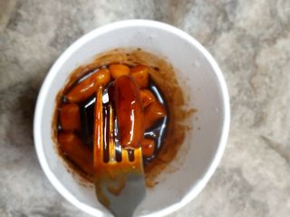 유비쿡 컵떡볶이 매운컵떡볶이2개/ 짜장컵떡볶이 2개  총 4개세트 — 5점을 준 리뷰어가 2021년 2월 올린 사용 사진
