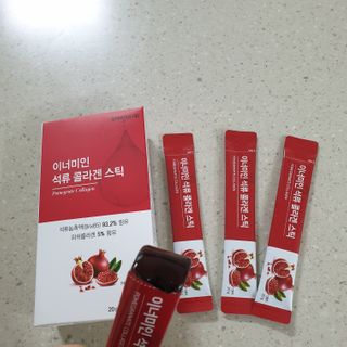 이너미인 석류 콜라겐 스틱 — 5점을 준 리뷰어가 2021년 1월 올린 사용 사진