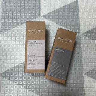 마리엔메이 히알루로닉스 세럼 ,나이아신아마이드 모과 세럼, 마린콜라겐 세럼, 청귤 흰목이버섯 추출물 세럼 — 5점을 준 리뷰어가 2021년 10월 올린 사용 사진