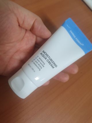 더마포레스트 모이스처라이징 아쿠아크림 / 수분크림 히알루론산 펩타이드 보습 미백 주름개선 — 5점을 준 리뷰어가 2021년 7월 올린 사용 사진