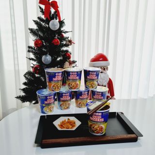 NISSIN 닛신 컵누들  4종 - 씨푸드오리지날, 씨푸드 스파이시, 씨푸드 커리, 씨푸드 XO소스 — 4점을 준 리뷰어가 2021년 12월 올린 사용 사진