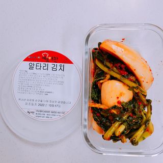 셰프애찬 알타리김치 총각김치 1kg — 5점을 준 리뷰어가 2022년 10월 올린 사용 사진