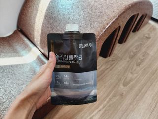 일일하우 슬리밍 플랜B 고소한 귀리맛, 진한 카카오맛 (체중조절식) — 4.5점을 준 리뷰어가 2023년 8월 올린 사용 사진