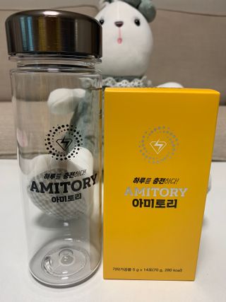 주식회사 씨크릿비에프랩 마시는 아미노산 아미토리 열대과일맛 14포 [1포, 5g / 보틀증정] — 5점을 준 리뷰어가 2023년 2월 올린 사용 사진