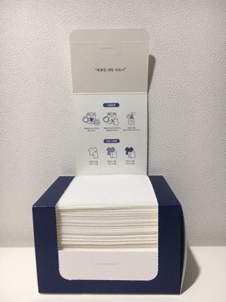 [올가드] 이염방지 세탁시트(100매입) 1BOX — 5점을 준 리뷰어가 2023년 2월 올린 사용 사진