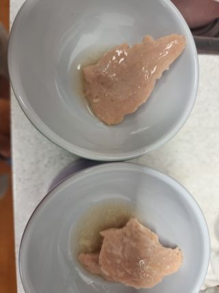 도그퓨어 푸드닭 강아지 닭고기 통살 애견간식 오리지널/차전자피/초록입홍합 — 5점을 준 리뷰어가 2021년 11월 올린 사용 사진