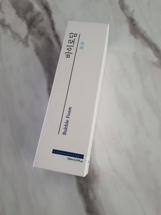 [바이로담] 저자극 약산성버블 폼 폼클렌징 150ml — 5점을 준 리뷰어가 2021년 3월 올린 사용 사진