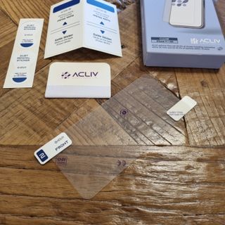 아클리브 Premium 항균 항바이러스 액정 보호필름(iPhone) — 5점을 준 리뷰어가 2022년 1월 올린 사용 사진