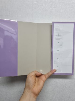 리훈 2023년 아이라이크 모눈 다이어리 미니달력 세트 — 5점을 준 리뷰어가 2022년 11월 올린 사용 사진