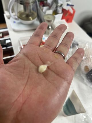 [후르디아] 올리브영 저자극 비건바디로션 — 4.5점을 준 리뷰어가 2023년 3월 올린 사용 사진