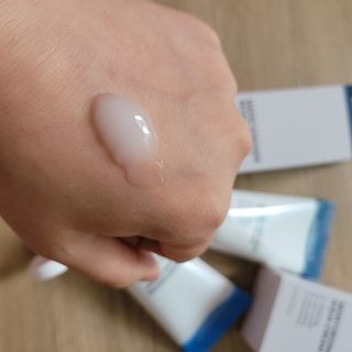 더마포레스트 마데카소사이드 리페어 크림,  모이스처라이징 아쿠아크림 — 5점을 준 리뷰어가 2021년 8월 올린 사용 사진