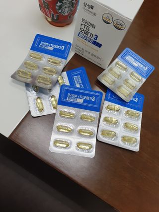 체인미 프리미엄 rTG 오메가3 비타민E 850mg x 30캡슐 — 5점을 준 리뷰어가 2021년 11월 올린 사용 사진