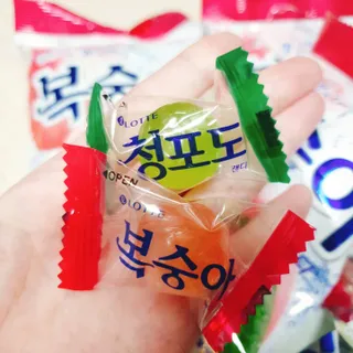 청포도캔디 복숭아캔디 — 5점을 준 리뷰어가 2022년 11월 올린 사용 사진