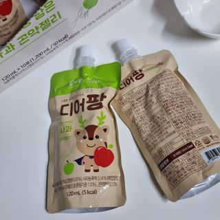 [몸엔용] 우리 아이 건강간식, 달콤한 녹용곤약젤리 디어팡 4종 — 5점을 준 리뷰어가 2022년 3월 올린 사용 사진