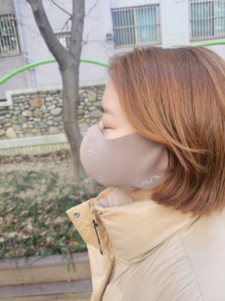 [AVAVE] 어베이브 페이스히트 스포츠 골프 방한 페이스 마스크 — 5점을 준 리뷰어가 2024년 1월 올린 사용 사진