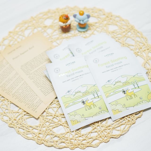 [세뚜아] 포레스트 수딩 마스크 Cettual Forest  Soothing Mask 5매 리뷰 사진