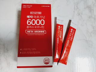 메타아르기닌 GC녹십자웰빙 메타 아르기닌 6000 플러스 오르니틴 — 5점을 준 리뷰어가 2022년 6월 올린 사용 사진