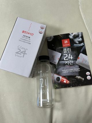 클린24시간 1BOX(5포) + 전용보틀(500ml) — 5점을 준 리뷰어가 2023년 5월 올린 사용 사진