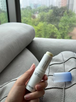 아이레시피 워터리터치 에센스 선 밤 [SPF50+/PA++++] — 5점을 준 리뷰어가 2023년 5월 올린 사용 사진