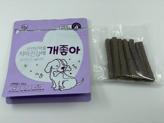 My Pet Care 천연단백질 치아건강에 개좋아 — 5점을 준 리뷰어가 2021년 1월 올린 사용 사진