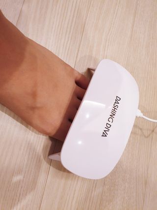 데싱디바 글레이즈 젤네일 별빛유리네일 6종_랜덤발송 — 5점을 준 리뷰어가 2021년 8월 올린 사용 사진