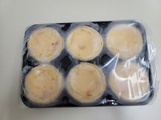 디앙뜨 포르투갈 에그타르트 오리지널 맛+패션후르츠+초콜릿타르트 맛 중 택1 — 3.5점을 준 리뷰어가 2021년 7월 올린 사용 사진