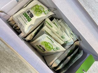 참앤들황토농원 국내산 유기농 양배추를 그대로 담은,  유기농 양배추즙  80ml X 30포 1박스 — 5점을 준 리뷰어가 2023년 4월 올린 사용 사진