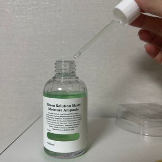 [녹산] 그린 솔루션 멀티 수분 앰플 + 그린 솔루션 멀티 수분크림 — 5점을 준 리뷰어가 2022년 11월 올린 사용 사진