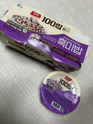 [구매평]양반 동원 양반 100밥 흑미밥, 130g, 12개 — 5점을 준 리뷰어가 2025년 4월 올린 사용 사진