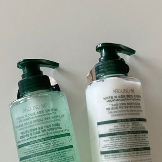어라운드미 [어라운드 미] 탈모 증상 완화 스칼프 샴푸 + 두피 영양 공급 트리트먼트 — 4점을 준 리뷰어가 2021년 7월 올린 사용 사진