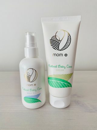 mom e 맘이 내추럴 베이비 케어 크림+바디오일 — 5점을 준 리뷰어가 2021년 1월 올린 사용 사진