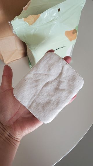 디어엘로디 유기농 무표백 건티슈 60매 — 5점을 준 리뷰어가 2022년 11월 올린 사용 사진