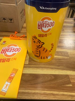 광동생활건강 프리 [광동] VB와 VC를 함유한 멀티 비타민 비타 500 데일리 스틱 180포 — 5점을 준 리뷰어가 2022년 6월 올린 사용 사진