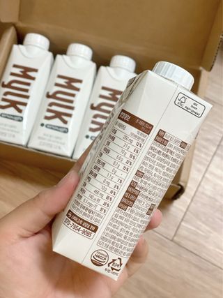 이너프 뮐크 초콜릿맛 — 5점을 준 리뷰어가 2022년 10월 올린 사용 사진