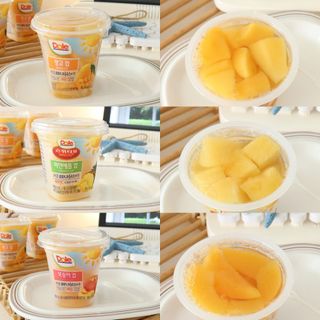 돌 MF[Dole] 파인애플컵/망고컵/복숭아컵 198g 6입X1박스 (맛 1가지 랜덤 발송) — 5점을 준 리뷰어가 2023년 6월 올린 사용 사진