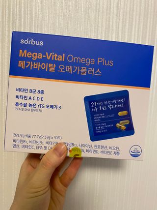 소버스 메가바이탈 오메가플러스 — 5점을 준 리뷰어가 2022년 3월 올린 사용 사진