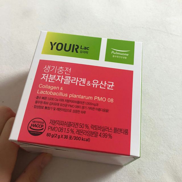 [풀무원건강생활] 생기충전 저분자콜라겐유산균 30포 리뷰 사진