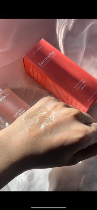 산다화 더블 이펙트 안티 링클 세럼 50ml — 5점을 준 리뷰어가 2023년 1월 올린 사용 사진