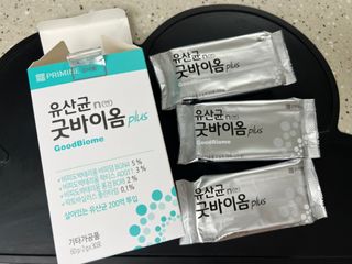 프리마인 유산균 국가지정연구소 선정, 살아있는 생유산균 200억 마리의 힘. 유산균n굿바이옴플러스 — 4.5점을 준 리뷰어가 2021년 11월 올린 사용 사진