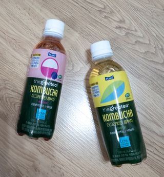 더그레잇티 콤부차 [매일유업] 더그레잇티 44kcal 콤부차 300ml *12개입 (오리지널 6개+베리리치 6개) — 5점을 준 리뷰어가 2023년 7월 올린 사용 사진