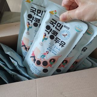 국민바이오 약콩두유 — 4점을 준 리뷰어가 2022년 5월 올린 사용 사진