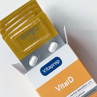 뉴트리션팩토리 비타프렙 바이탈디 비타민D 500mg — 5점을 준 리뷰어가 2021년 8월 올린 사용 사진
