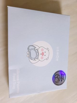 유비맘 캐릭터 실리콘 흡착 식판_색상 랜덤발송 — 5점을 준 리뷰어가 2021년 1월 올린 사용 사진