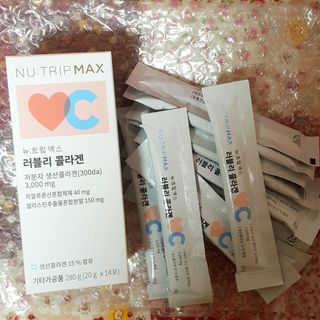 뉴트립맥스(NUTRIPMAX) 뉴트립맥스 러블리 콜라겐 — 5점을 준 리뷰어가 2021년 12월 올린 사용 사진